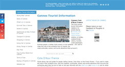 Desktop Screenshot of cannestouristinformation.co.uk