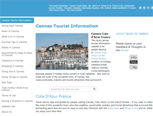 Tablet Screenshot of cannestouristinformation.co.uk